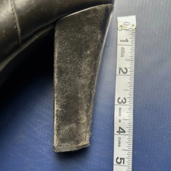 Gianfranco Ferre Ankle Boots Vintage Womens 8 Black Leather - Picture 5 of 7